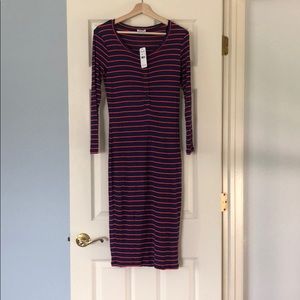 SPLENDID NWT Striped Henley Dress